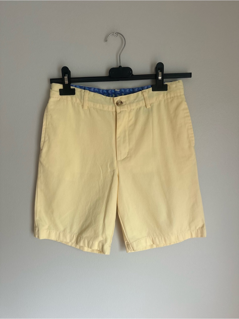 J. Bailey Yellow Cotton Chino Shorts Boys Size 12 — Preppy, Classic, Summer